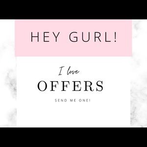 Feel free to send me an offer !!